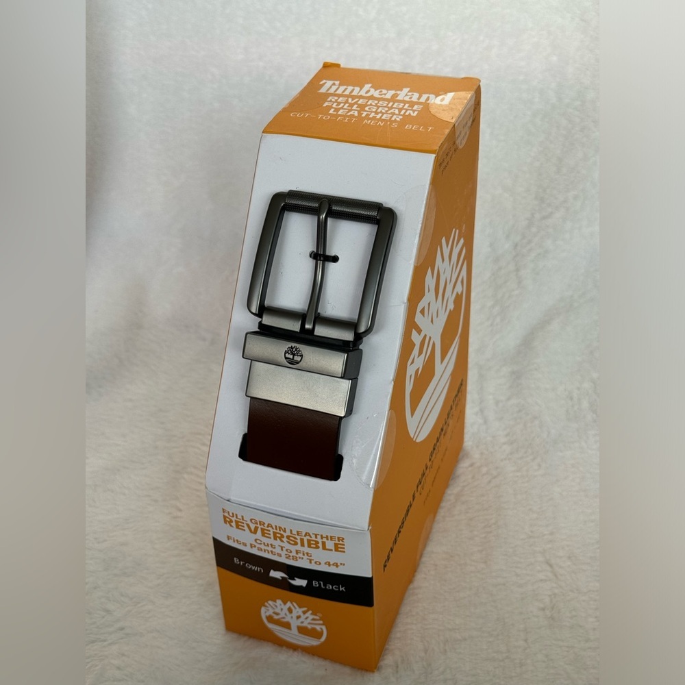 Timberland Leather Dual Tone Belt